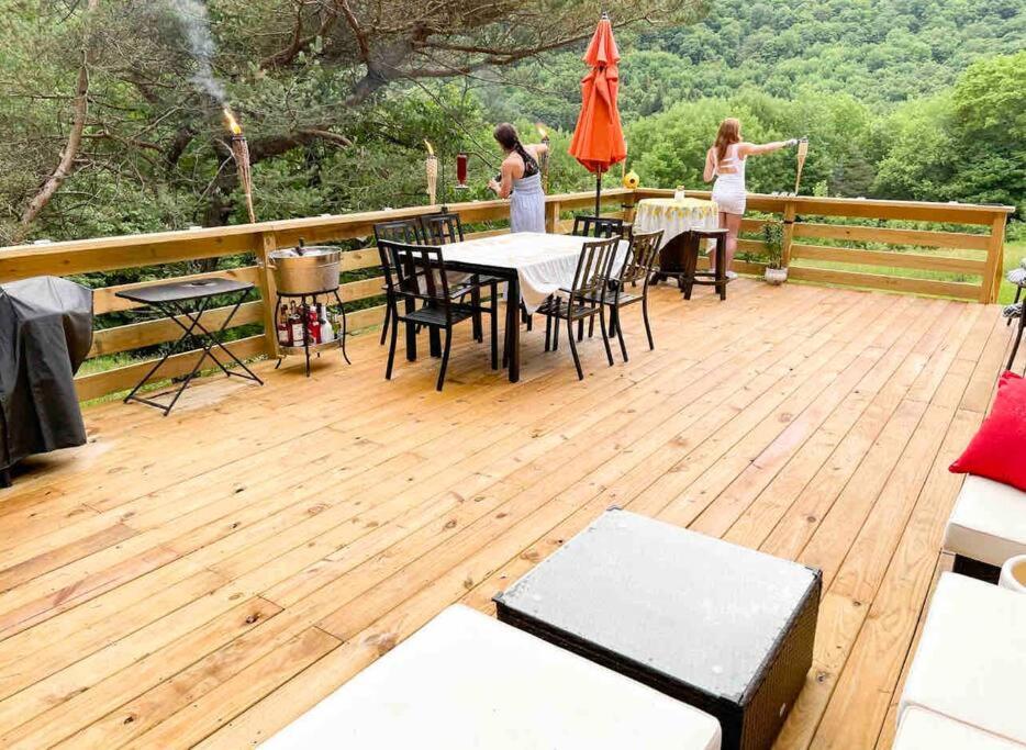 Villa Breathtaking Views. Hot Tub. Huge Deck. Fast Wifi à Andes Extérieur photo